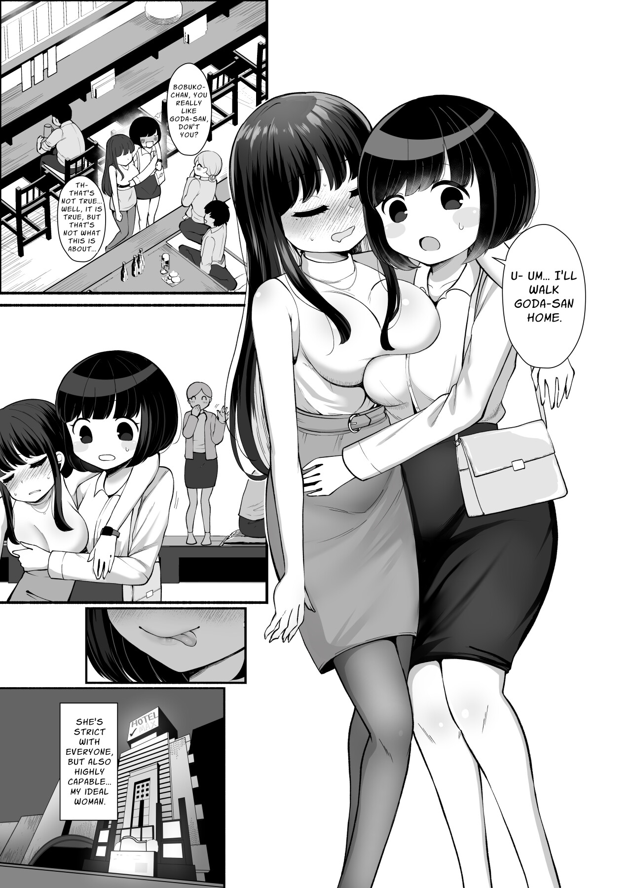 Hentai Manga Comic-~Generic Subordinate x Futanari Boss~ Senpai, If You Don't Wake Up Soon, I'll Get Pregnant, You Know?-Read-4